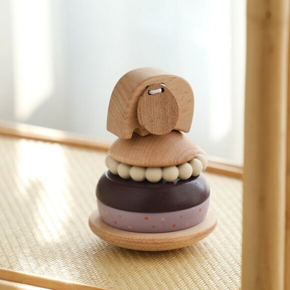 Felt Elephant Set with Bell Customizable Logo Educational Toys for 2-4 Years Fun - Picture 2 of 10